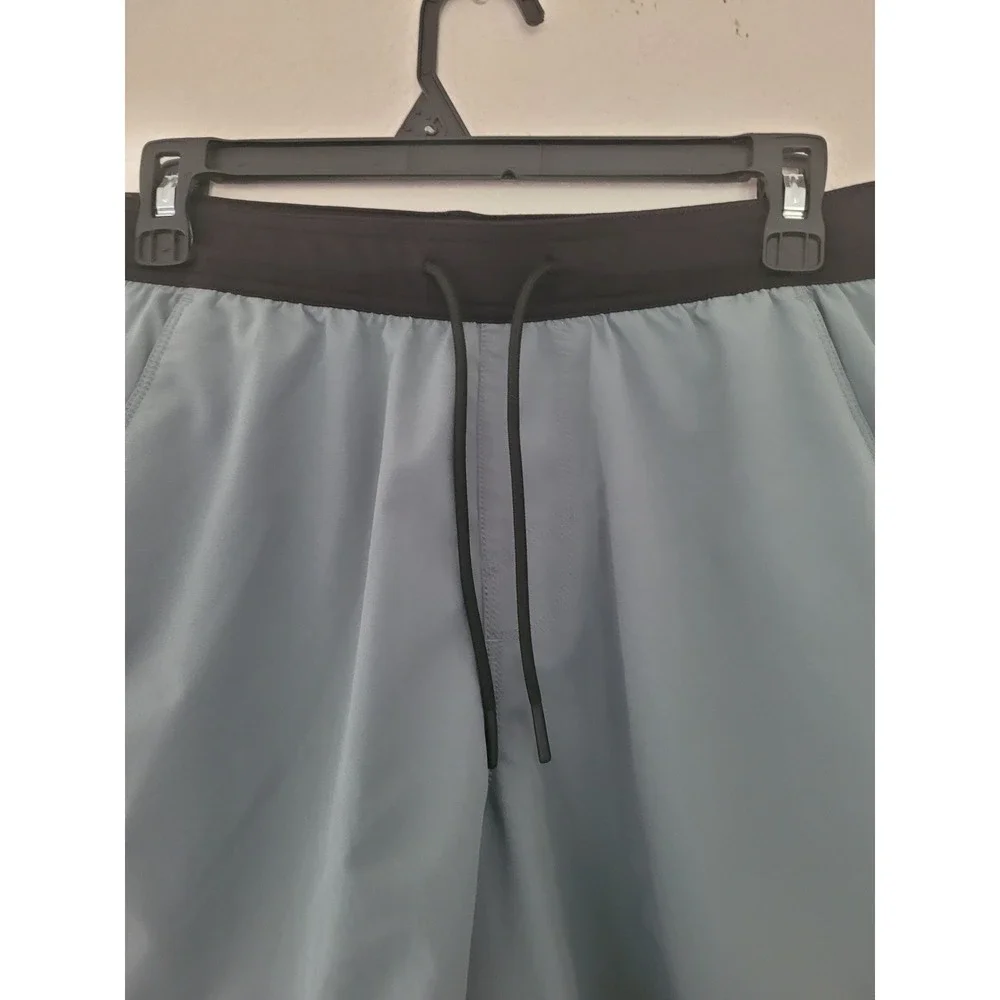 Vuori Mens Kore Shorts Blue Grey 2-in-1‎ Athletic Running Training Size S #P2